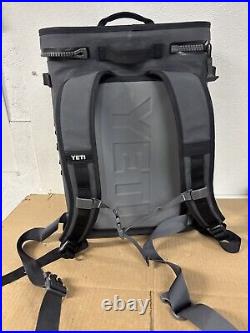 Yeti Hopper BackFlip 24 Soft Sided Backpack Cooler Charcoal #F2