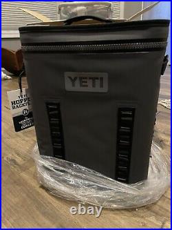 Yeti Hopper BackFlip 24 Soft Sided Backpack Cooler Charcoal. New In Box