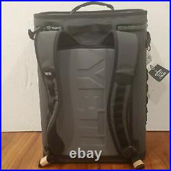 Yeti Hopper BackFlip 24 Soft Sided Backpack Cooler Charcoal New in Orig Box