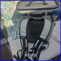 Yeti Hopper BackFlip 24 Soft Sided Backpack Cooler/Gray & Blue/Heavy Duty
