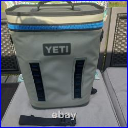 Yeti Hopper BackFlip 24 Soft Sided Backpack Cooler/Gray & Blue/Heavy Duty