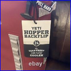 Yeti Hopper BackFlip 24 Soft Sided Backpack Cooler -Harvest Red- NWT