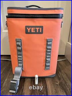 Yeti Hopper Backflip 24 Backpack Cooler Coral Limited Edition Color