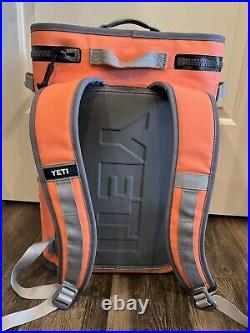 Yeti Hopper Backflip 24 Backpack Cooler Coral Limited Edition Color