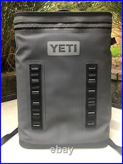 Yeti Hopper Backflip 24 Cooler/backpack Gray Gently Used Discontinued
