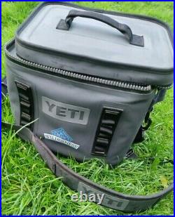 Yeti Hopper Flip 12 Charcoal Gray Rare Blue Wilderness Version Great Shape