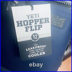 Yeti Hopper Flip 12 Cooler Bag Navy Hint Water Edition With 18oz Rambler Bottle