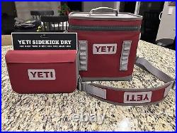 Yeti Hopper Flip 12 Cooler With Sidekick Harvest Red Retired Color
