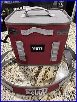 Yeti Hopper Flip 12 Cooler With Sidekick Harvest Red Retired Color