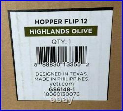 Yeti Hopper Flip 12 HIGHLANDS OLIVE Soft Cooler Retired New in Box