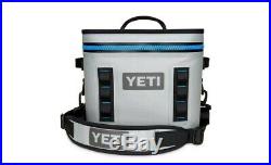 Yeti Hopper Flip 12 Leakproof Fog Gray/Tahoe Blue Cooler Top Handle + Free Ship