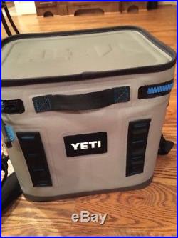 Yeti Hopper Flip 12 Portable Cooler Fog Gray/Tahoe Blue