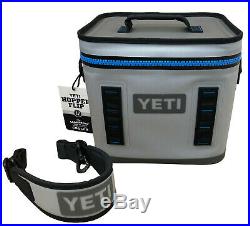 Yeti Hopper Flip 12 Soft Cooler Fog Gray/Tahoe Blue New with Tags