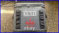 Yeti Hopper Flip 12 Soft Cooler Grey Limited Edition Coca Cola Rare