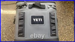 Yeti Hopper Flip 12 Soft Cooler Grey Limited Edition Coca Cola Rare