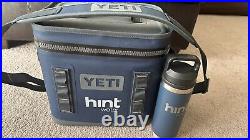 Yeti Hopper Flip 12 Soft Cooler Navy WithYeti Water Rambler. New In Sealed Box