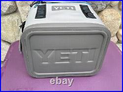 Yeti Hopper Flip 12 Soft Cooler -New- Fog Gray Tahoe Blue 1st Generation RARE