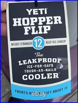 Yeti Hopper Flip 12 Soft Cooler -New- Fog Gray Tahoe Blue 1st Generation RARE