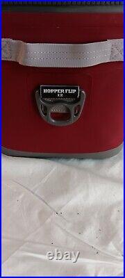 Yeti Hopper Flip 12 Soft Sided Cooler Bag Rare Harvest Red WithStrap