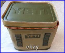 Yeti Hopper Flip 12 Soft Sided Cooler Green, Tan & Orange Rare Color