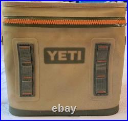 Yeti Hopper Flip 12 Soft Sided Cooler Green, Tan & Orange Rare Color