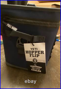 Yeti Hopper Flip 12 Soft sided Cooler, Blue- NEW
