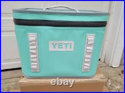 Yeti Hopper Flip 18 Aquifer Blue Soft Shell Cooler! Brand New