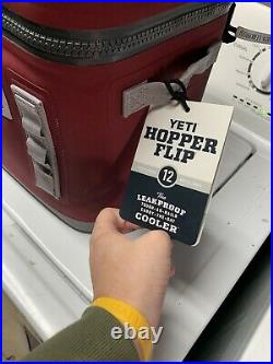 Yeti Hopper Flip 18 Portable Soft Cooler Harvest Red. New Never Used