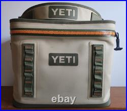 Yeti Hopper Flip 18, Soft Cooler, Field Tan/Blaze Orange Discontinued Color