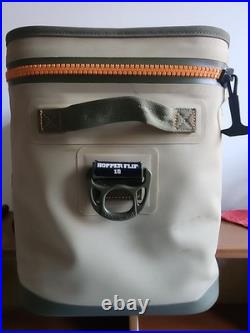 Yeti Hopper Flip 18, Soft Cooler, Field Tan/Blaze Orange Discontinued Color