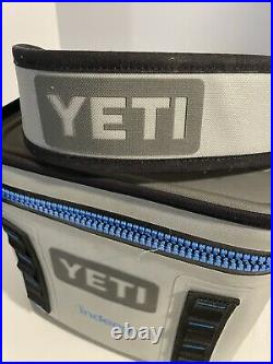 Yeti Hopper Flip 8 Gray And Blue Leak Proof Cooler Needs Good Clean Used
