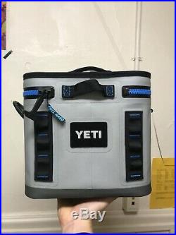 Yeti Hopper Flip 8 Portable Cooler Gray/Tahoe Blue