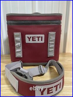 Yeti Hopper Flip 8 Portable Cooler Harvest Red (Has marks see pictures) No Tags