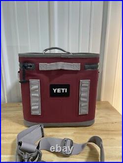 Yeti Hopper Flip 8 Portable Cooler Harvest Red (Has marks see pictures) No Tags