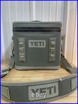 Yeti Hopper Flip 8 Portable Cooler With Side Pouch In Camp Green