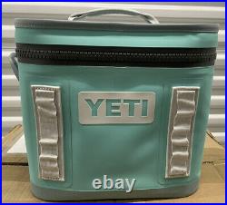 Yeti Hopper Flip 8 Soft Cooler Aquifer Blue Limited Edition Store Display Used