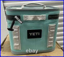 Yeti Hopper Flip 8 Soft Cooler Aquifer Blue Limited Edition Store Display Used