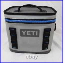 Yeti Hopper Flip 8 Soft Cooler (Fog Gray & Blue, Discontinued Color) Coors Light