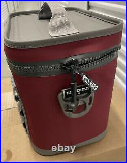 Yeti Hopper Flip 8 Soft Cooler HARVEST RED Discontinued Rare NEW NICE