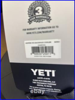 Yeti Hopper M12 Portable Backpack Cooler Gray. Brand New With Tags