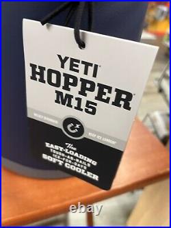 Yeti Hopper M15 Navy Soft Backpack Cooler with Southward Ho Country Club logo