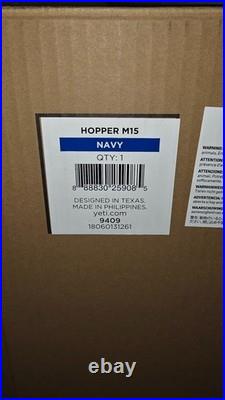 Yeti Hopper M15 Soft-Sided Tote Portable Cooler Bag -BRAND NEW! -NAVY BLUE