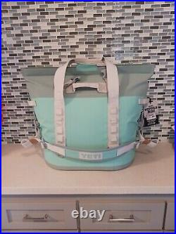 Yeti Hopper M30 RARE Soft Cooler Aquifer Blue Teal Seafoam Magnetic Opener