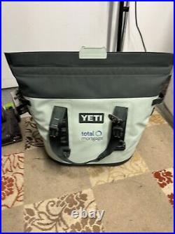 Yeti Hopper M30 Soft Sided Cooler River Green Magnetic Closure With Strap