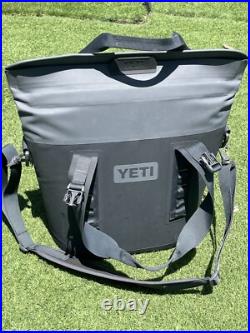 Yeti Hopper M30 Tote Bag Charcoal Soft Shell Used