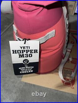 Yeti Hopper M30 Wide Mouth Cooler in Bimini Pink New with Tags