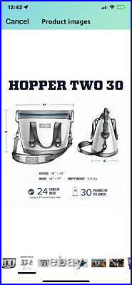 Yeti Hopper Soft Side Cooler Gray Two 30