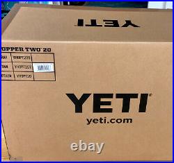 Yeti Hopper Two 20 Portable Soft Cooler Field Tan / Blaze Orange NIB with Tags