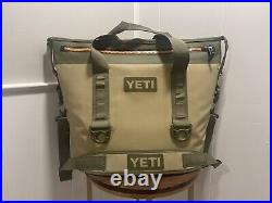 Yeti Hopper Two 20 Soft Cooler Field Tan/Blaze Never Used / MINT Condition