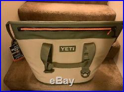 Yeti Hopper Two 30 Leakproof Cooler Portable Field Tan/Blaze Orange YHOPT30T New